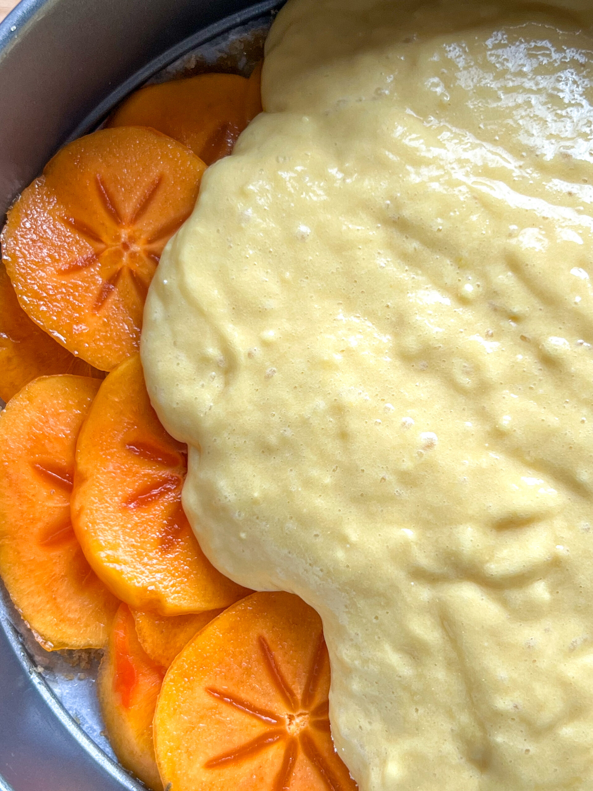 Persimmon Upside Down Cake