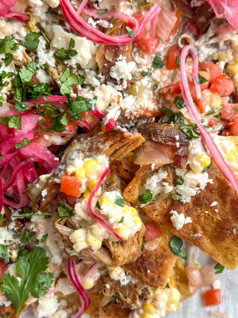 Crispy Crockpot Carnitas “Million Dollar Nachos”