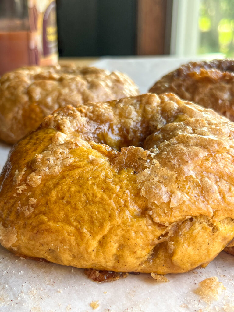 Pumpkin French Toast Bagels