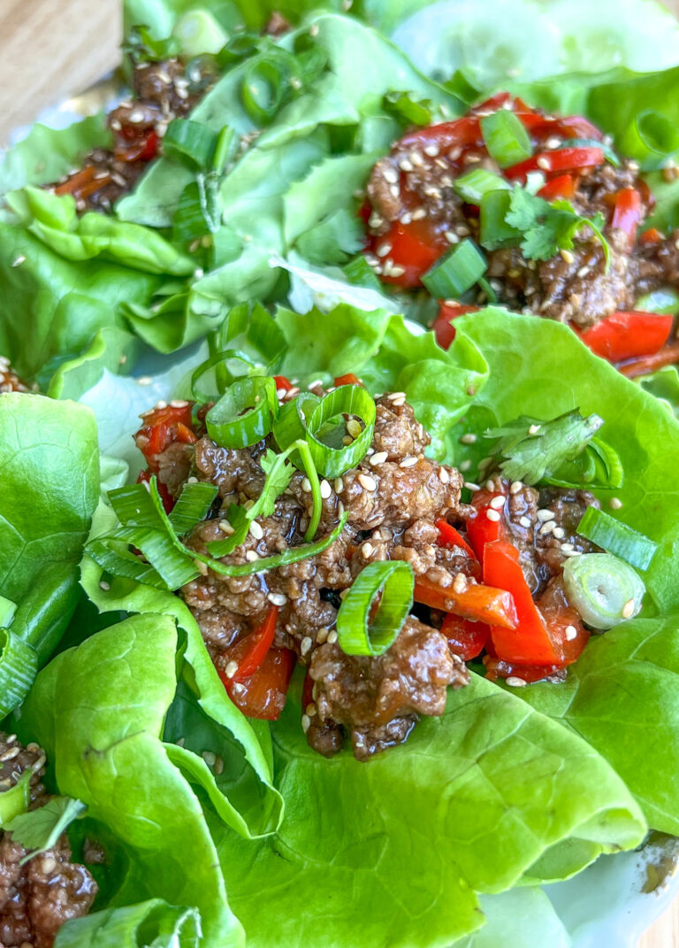 Korean Beef Lettuce Wraps