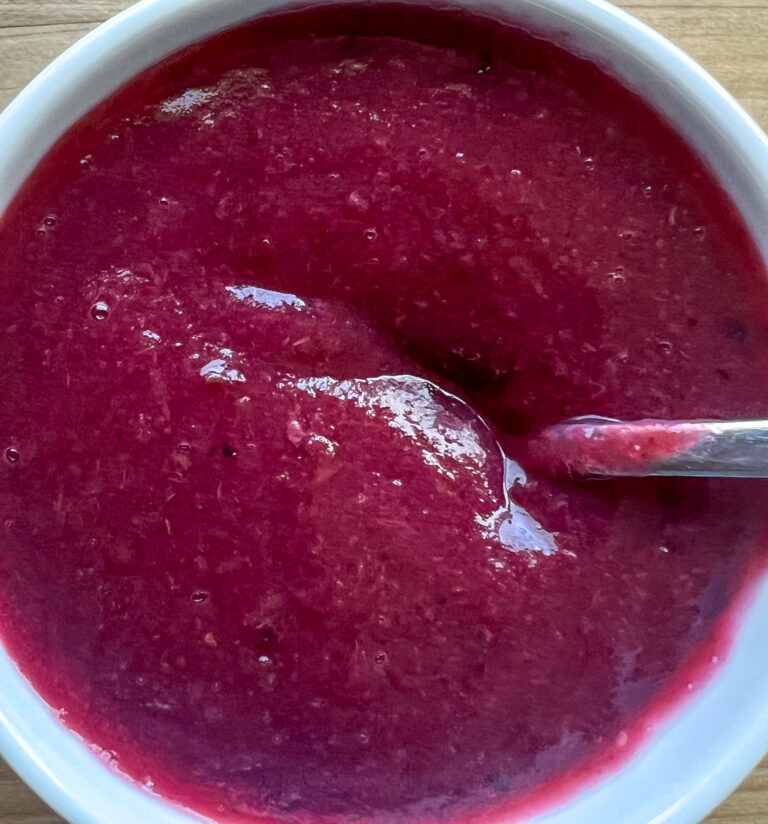 Blueberry Plum Applesauce