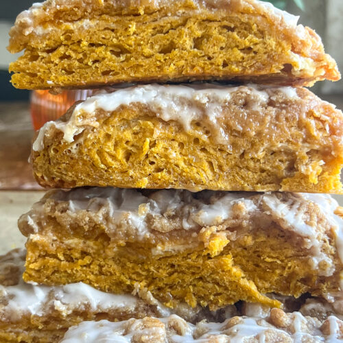 pumpkin coffee cake cream cheese scones