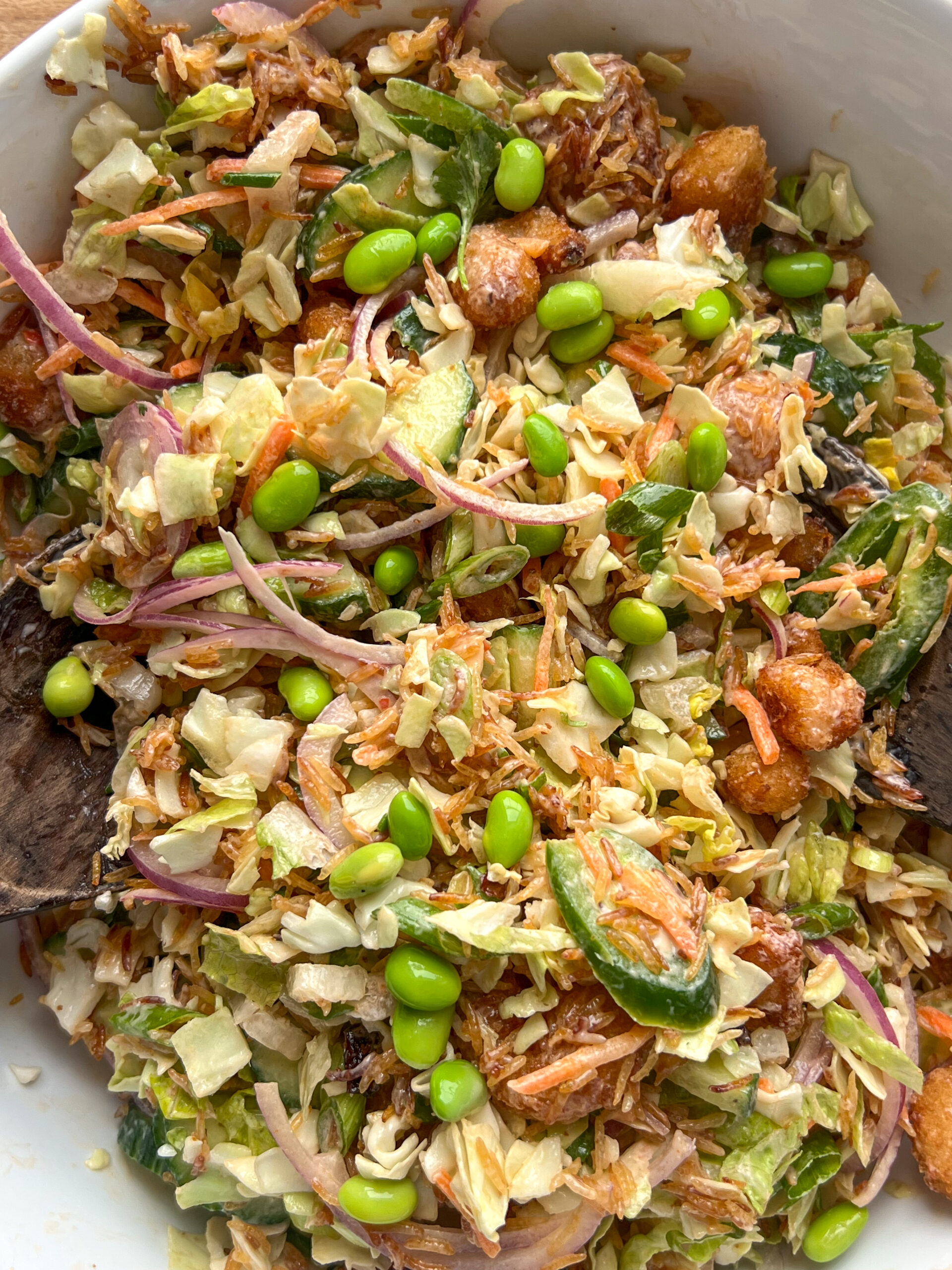 Bang Bang Shrimp Crispy Rice Salad