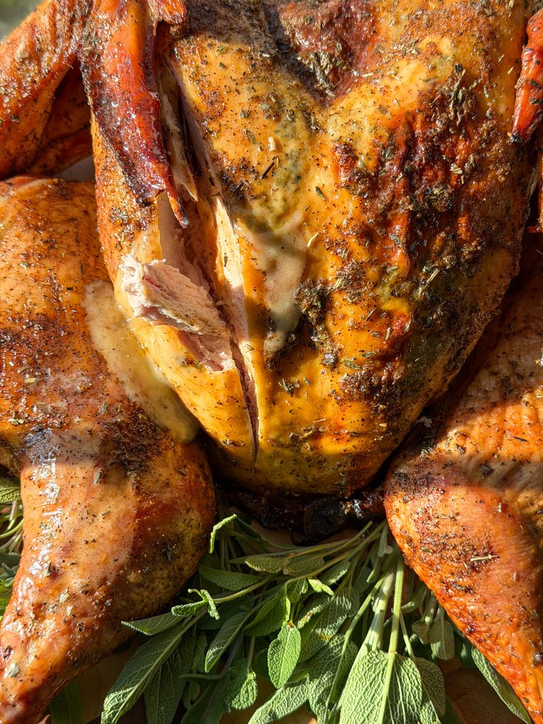 Buttermilk Brined Spatchock Turkey (Juicy with Crispy Skin)